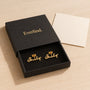 Customized Name Earrings in Everlind gift packaging
