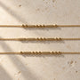 Two Morse Code Bracelets with different personalized messages
