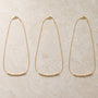 Three Morse Code Necklaces with different personalized messages