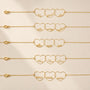Personalized Heart Name Necklace with multiple custom names