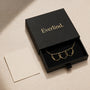 Personalized Heart Name Necklace in Everlind gift packaging
