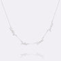 Personalized Name Necklace in silver plating