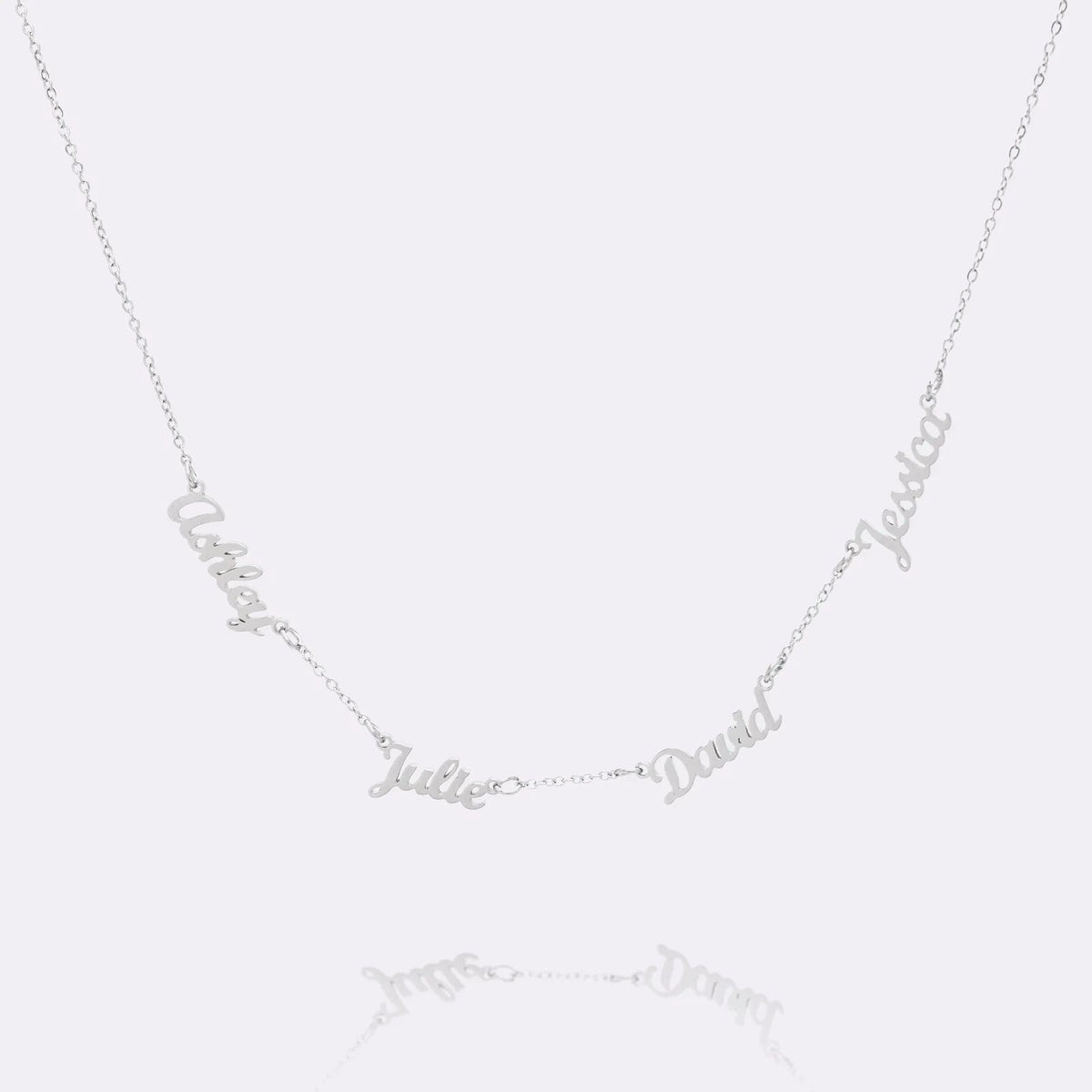 Personalized Name Necklace in silver plating